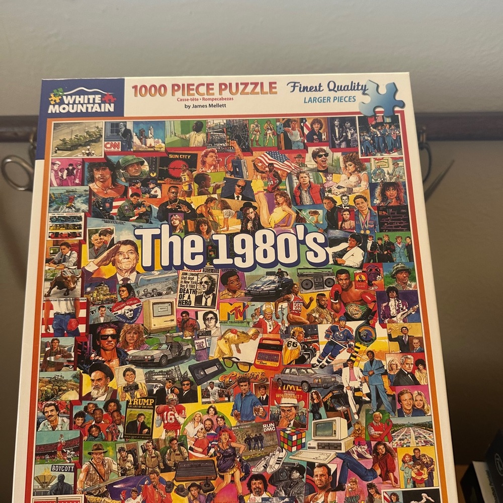 White Mountain 1980's Jigsaw Puzzle - 1000 Pieces